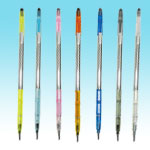 Universal 2IN1 Metal Pen (Ballpen + PDA Stylus) - One side for ballpoint pen; the other side for touching screen
